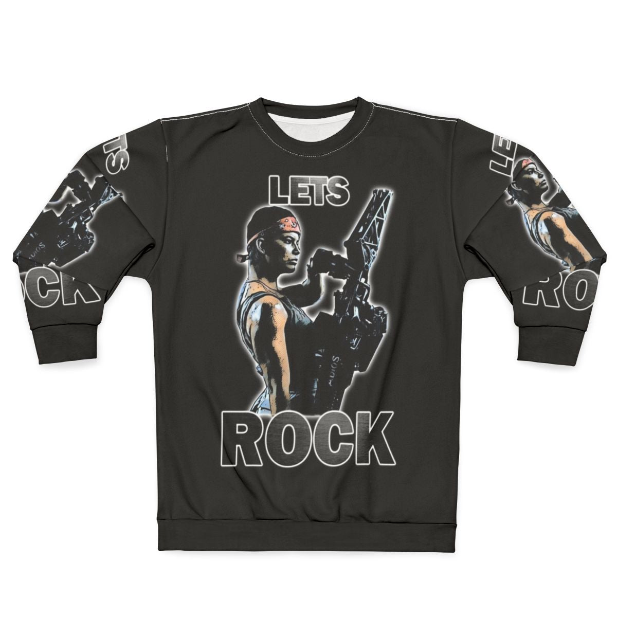Let's Rock Sci-Fi Horror Sweatshirt