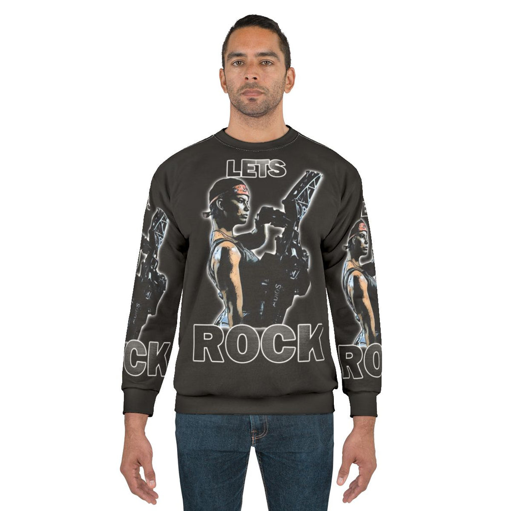Let's Rock Sci-Fi Horror Sweatshirt