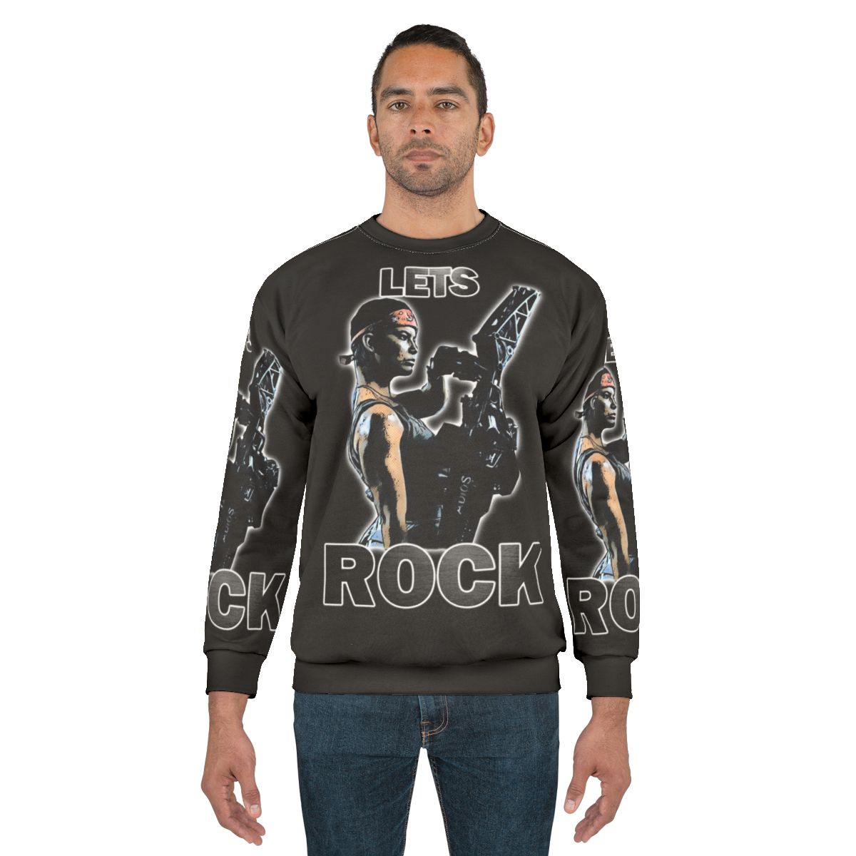 Let's Rock Sci-Fi Horror Sweatshirt