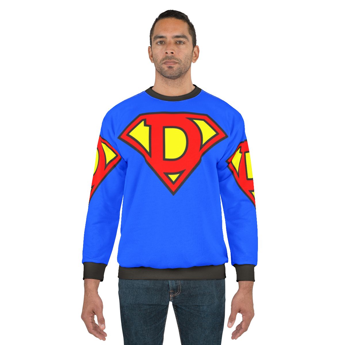 Super Letter "D" Comic Book Sweatshirt