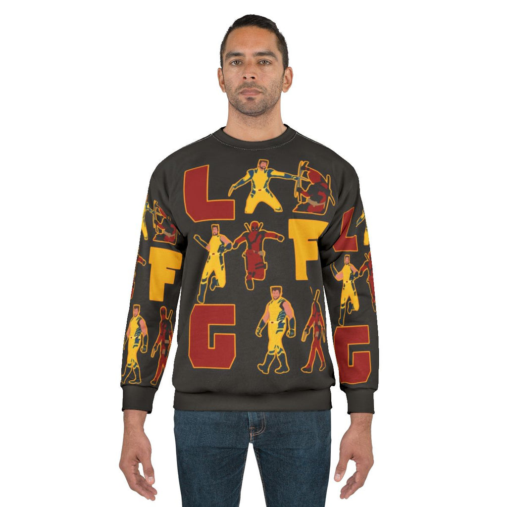 LFG superhero sweatshirt featuring Marvel Avengers characters