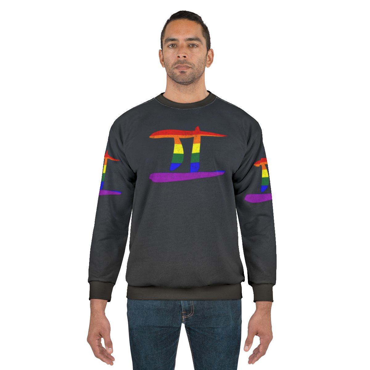 Gemini zodiac sign LGBT pride flag sweatshirt