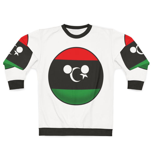 Libya Countryball Graphic Sweatshirt