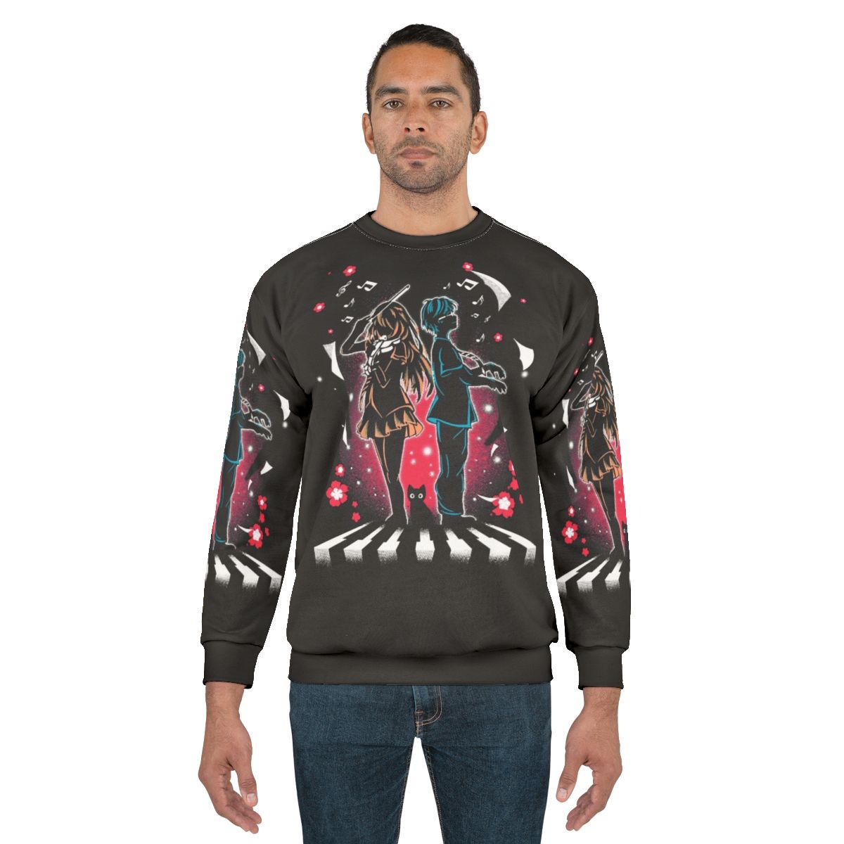 Your Lie in April Inspired Sweatshirt with Kaori Miyazono and Kousei Arima