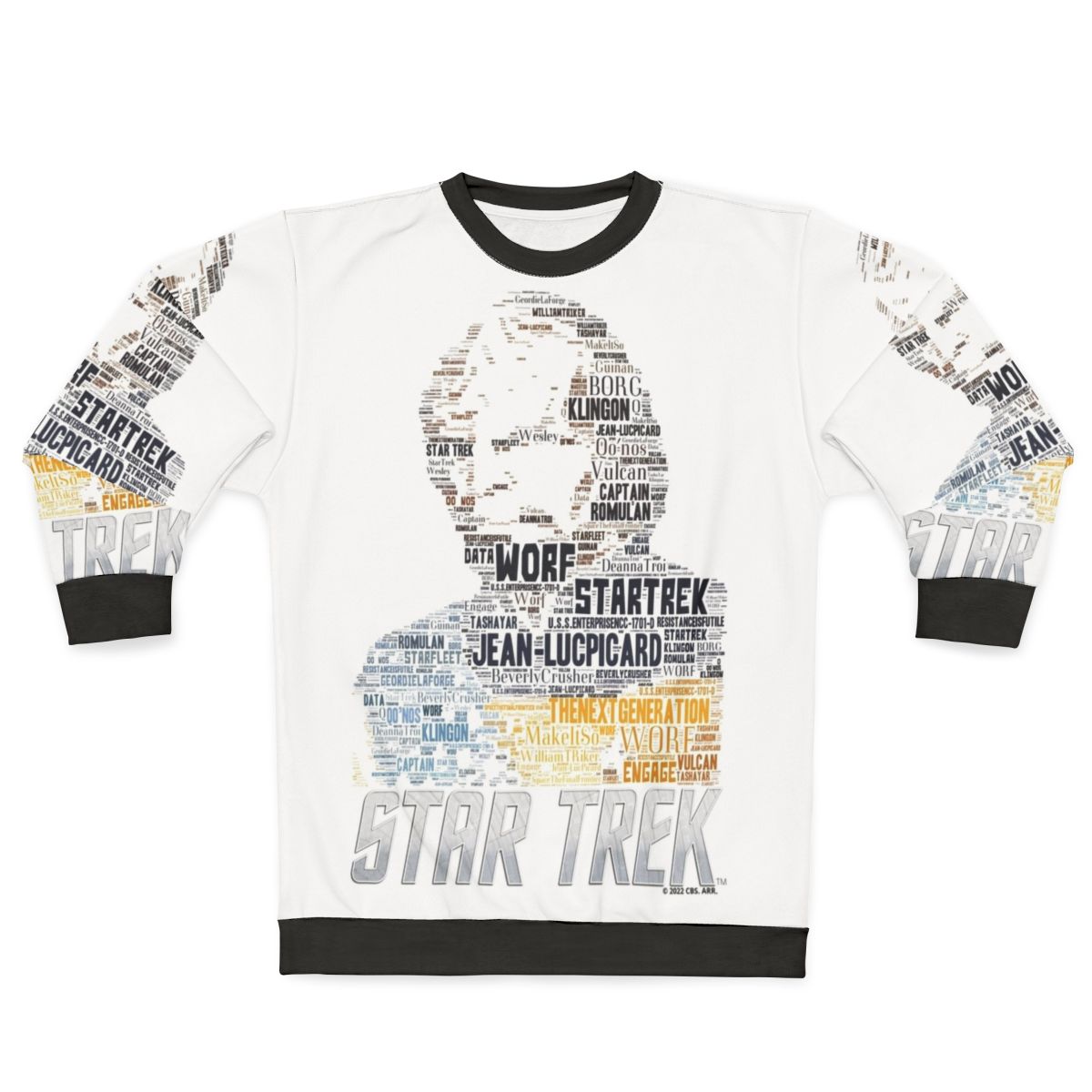 Lieutenant Worf from Star Trek: The Next Generation Sweatshirt