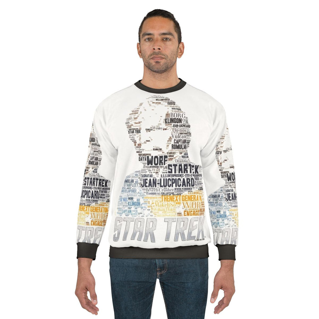 Lieutenant Worf from Star Trek: The Next Generation Sweatshirt