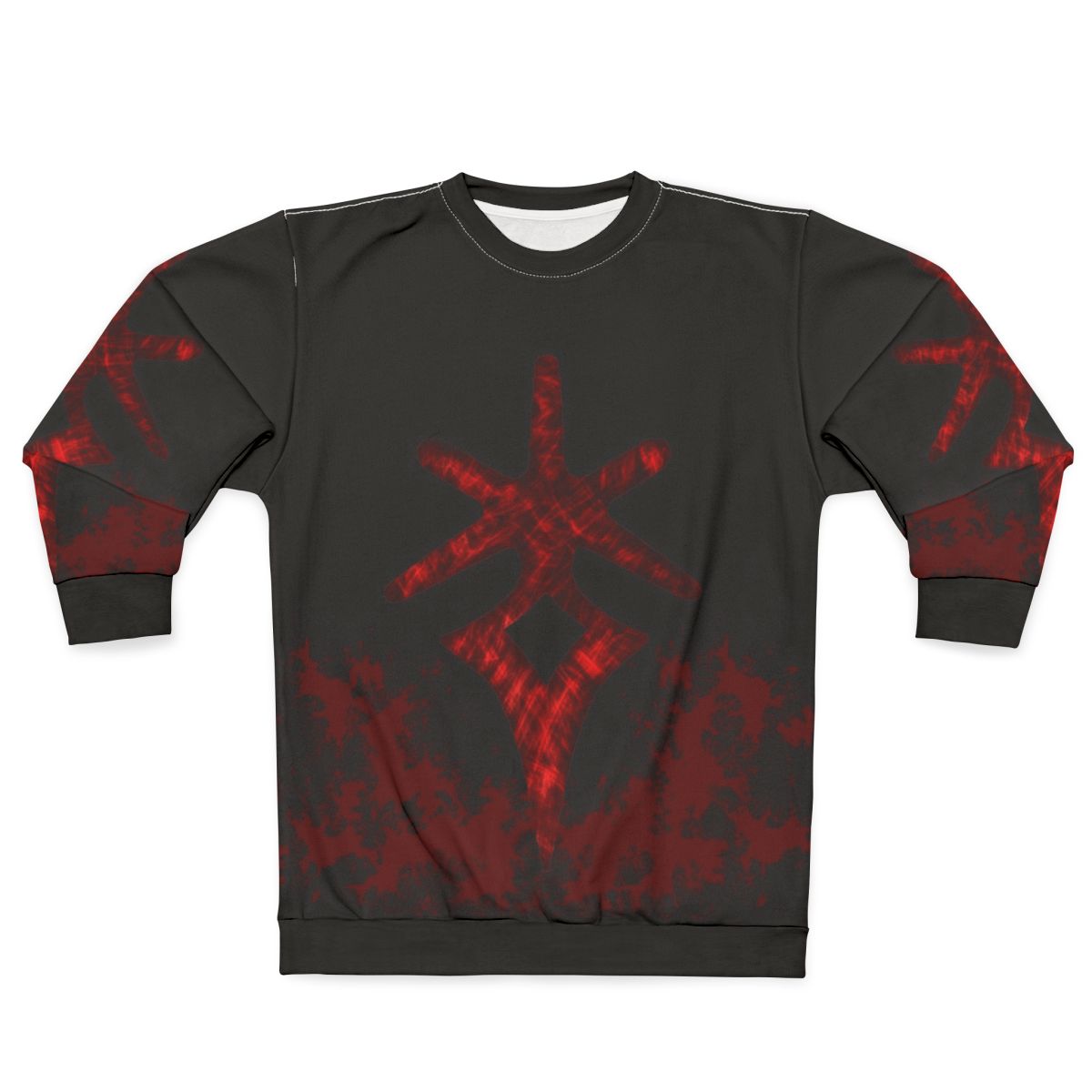 Dark Knight Sweatshirt Featuring the Iconic Claymore Sword