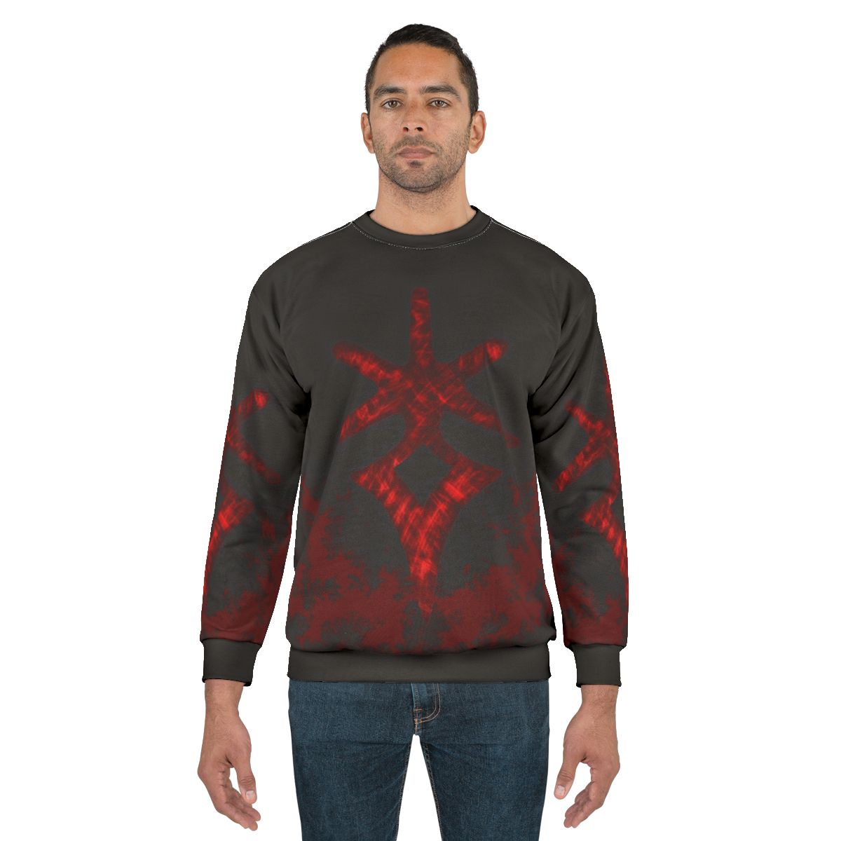 Dark Knight Sweatshirt Featuring the Iconic Claymore Sword