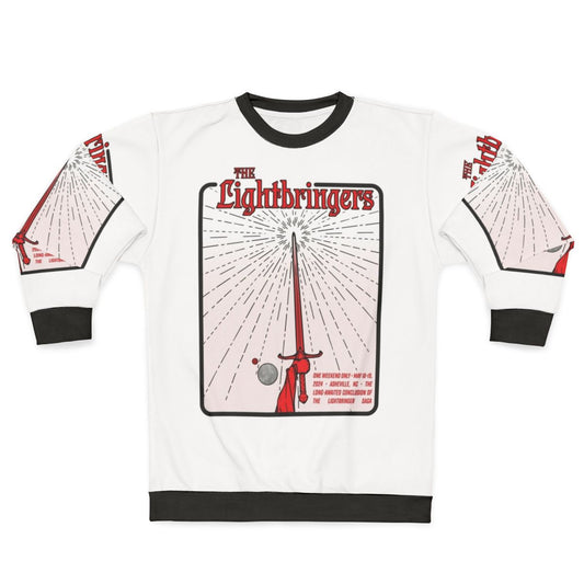 Lightbringers Farewell White Graphic Sweatshirt