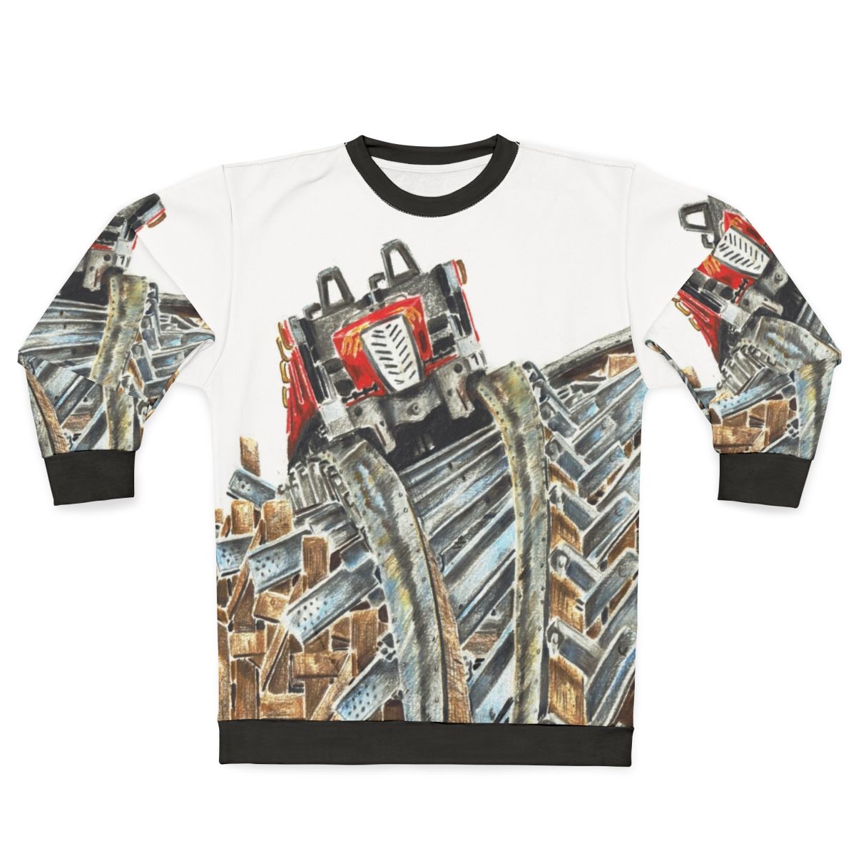 Dollywood lightning rod wooden roller coaster sweatshirt