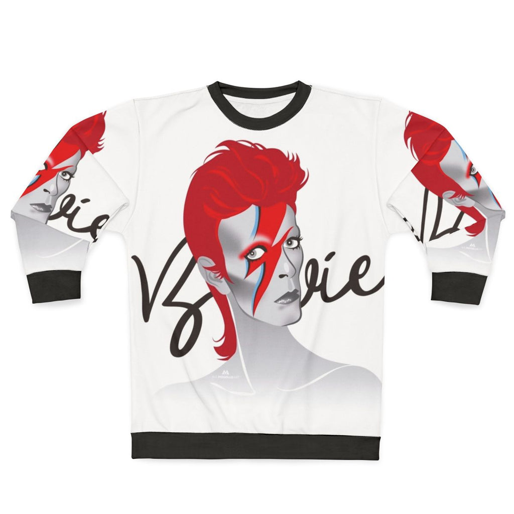 Lightning graphic sweatshirt designed by artist Alejandro Mogolloart