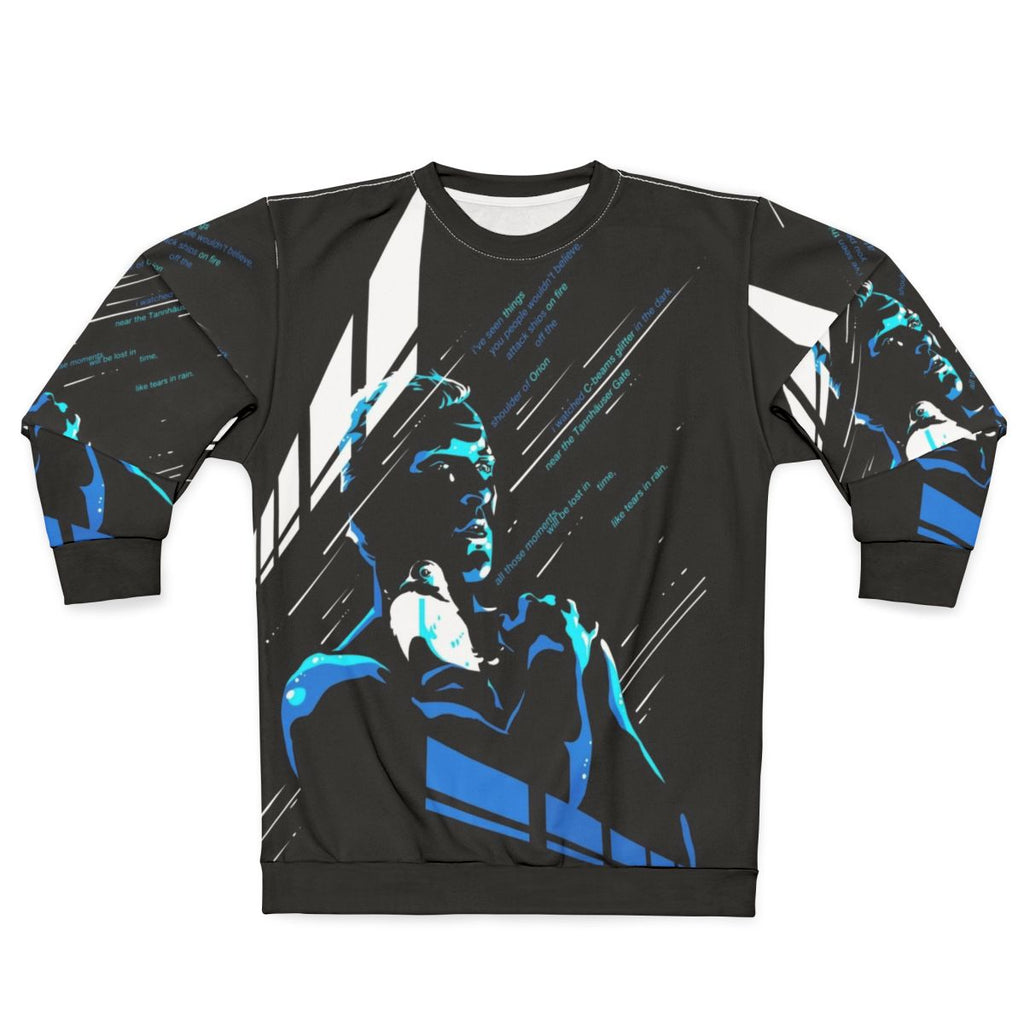 Blade Runner inspired "Like Tears in Rain" sweatshirt