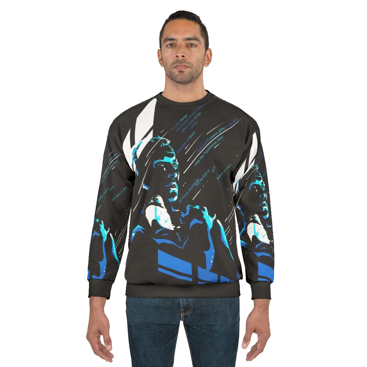 Blade Runner inspired "Like Tears in Rain" sweatshirt