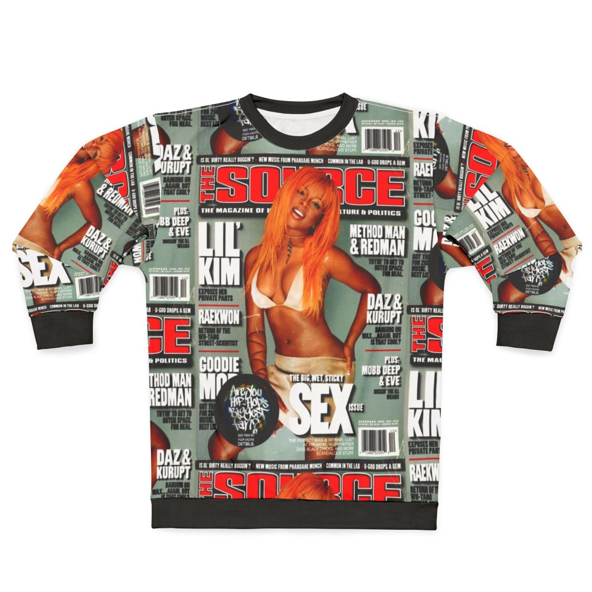Lil' Kim Notorious BIG 90s Hip Hop Retro Sweatshirt