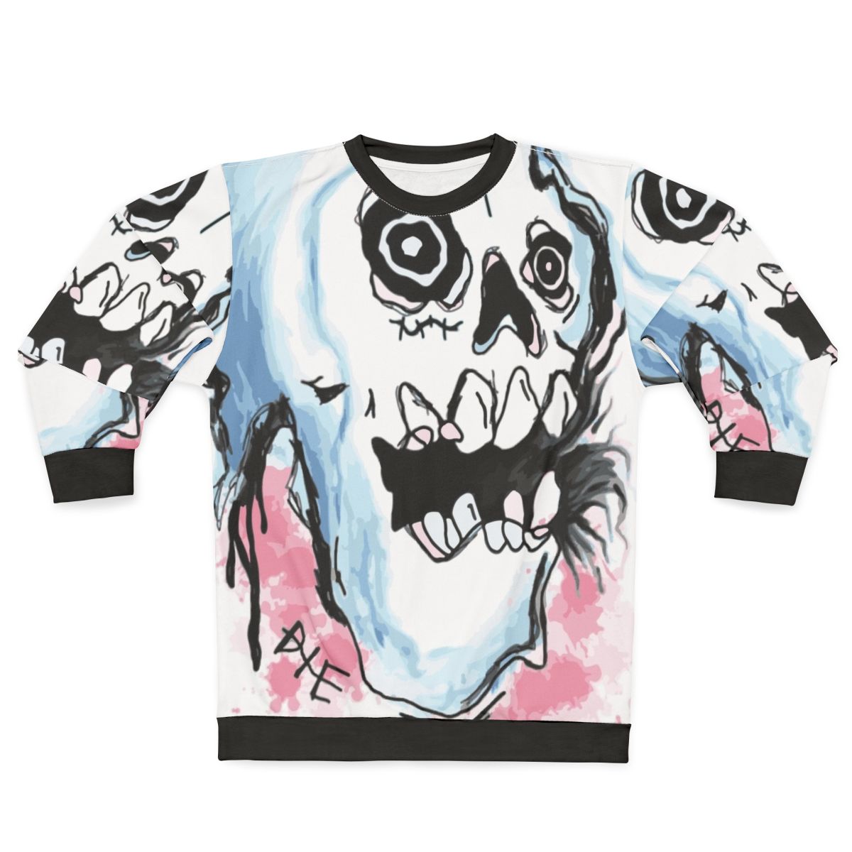 Lil Peep Skull Design Die Sweatshirt