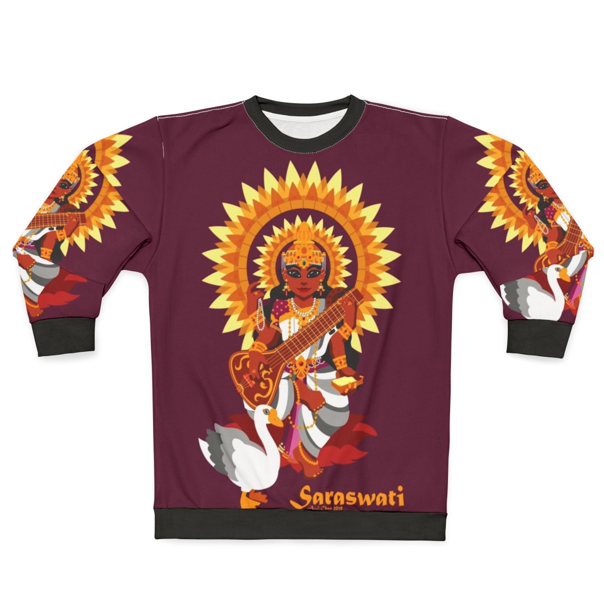 Saraswati Goddess Sweatshirt