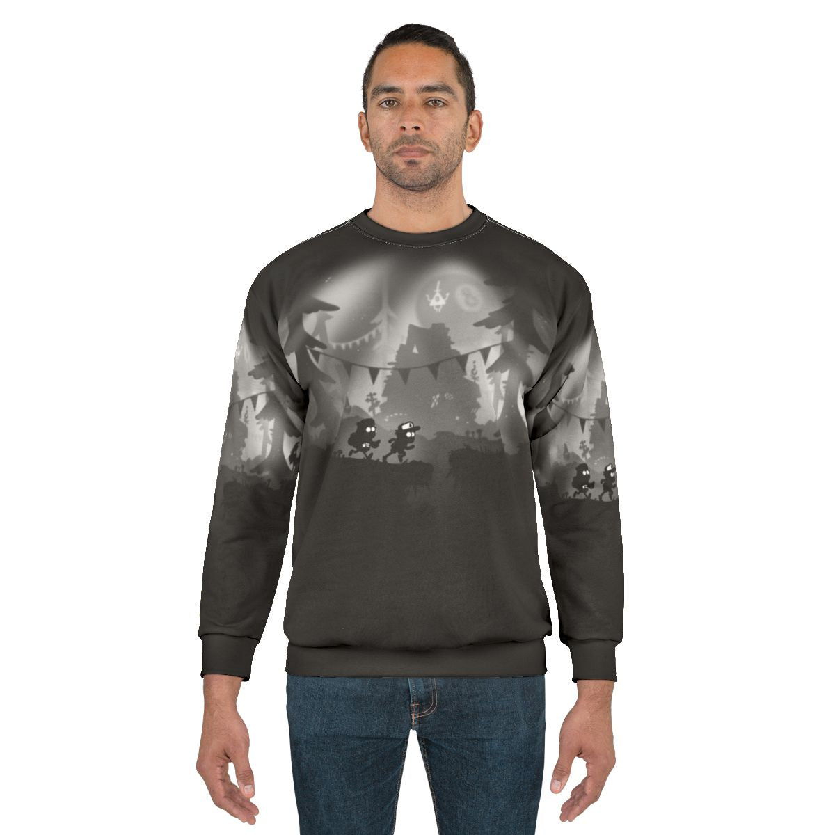 Gravity Falls Limbo Silhouettes Kids Sweatshirt