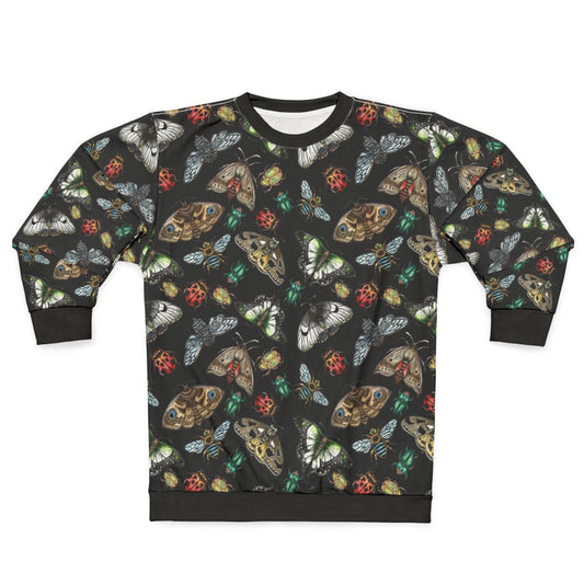 Australian native bugs and insects lino print sweatshirt