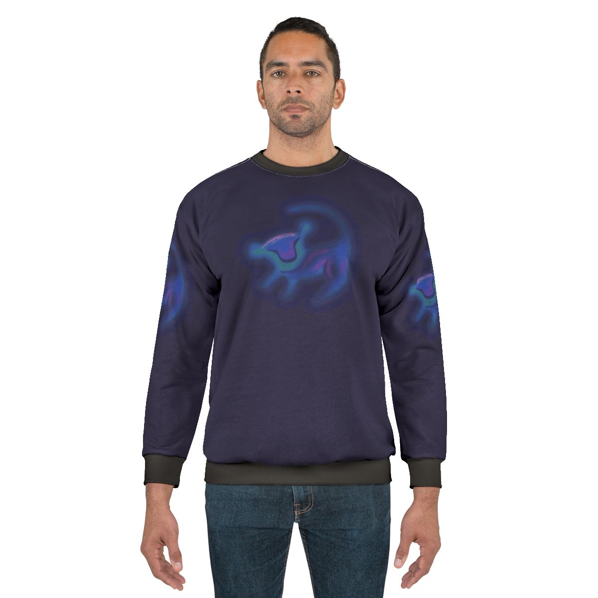 Vintage lion graphic design sweatshirt