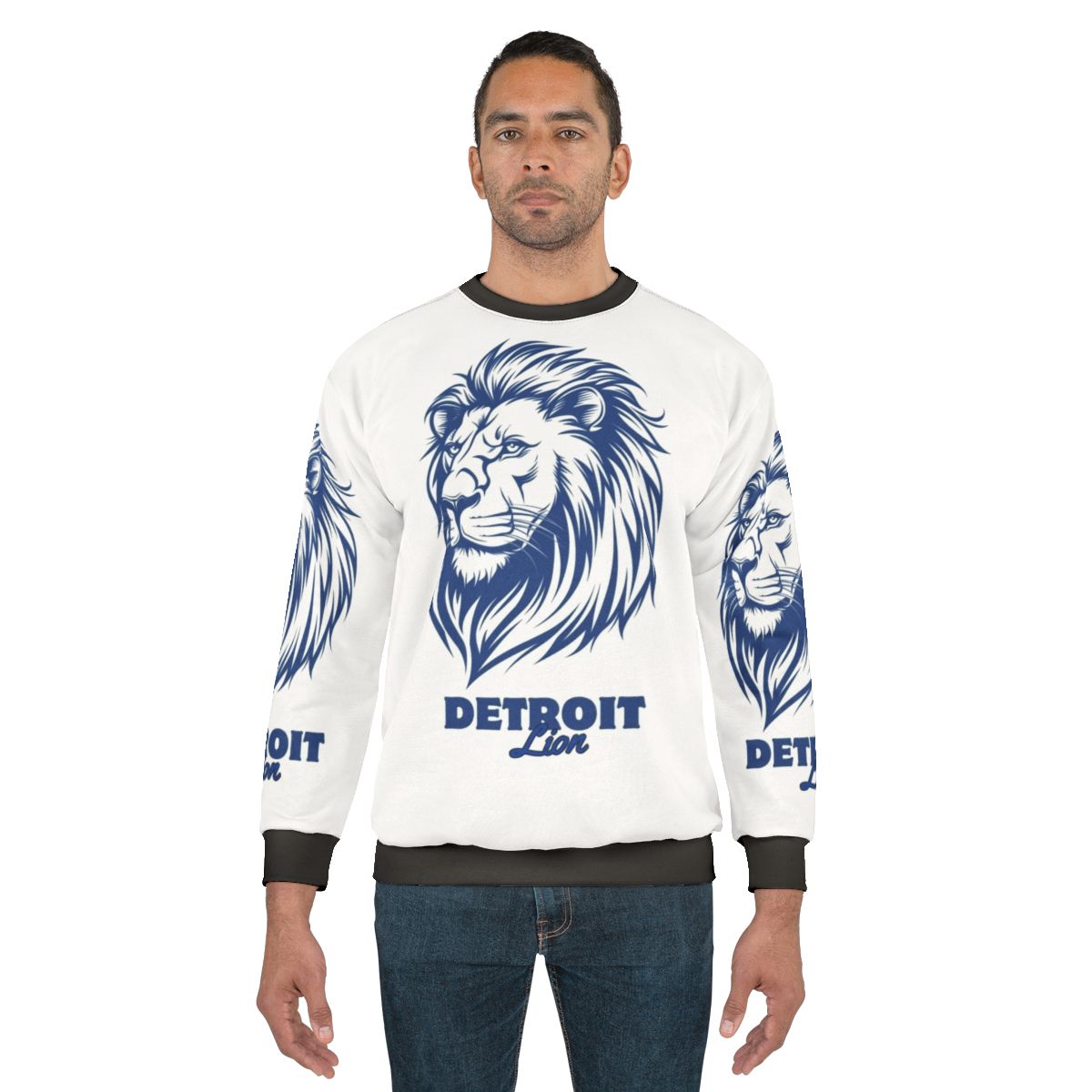Detroit Lions Lion Head Sweatshirt