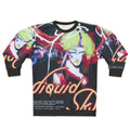 80s cult movie Liquid Sky inspired color block sweatshirt