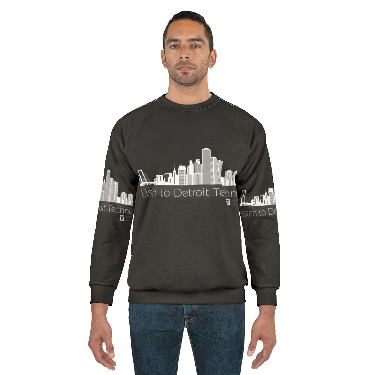 Detroit Techno DJ Sweatshirt with Hypnotzd Music Logo