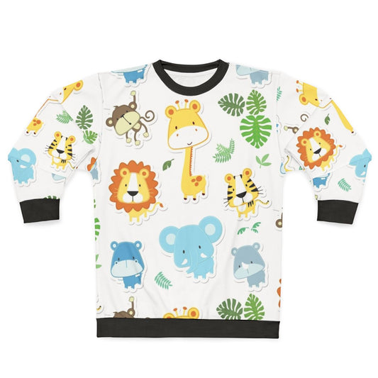 Cute baby animal print sweatshirt