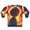 Stranger Things inspired sweatshirt featuring a young boy