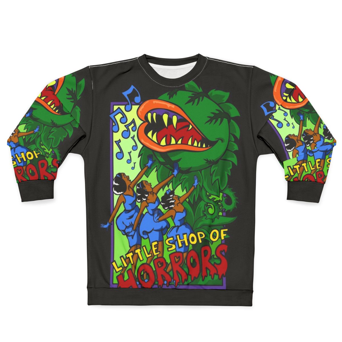 Little Shop Of Horrors Audrey II 80s Musicals Sweatshirt