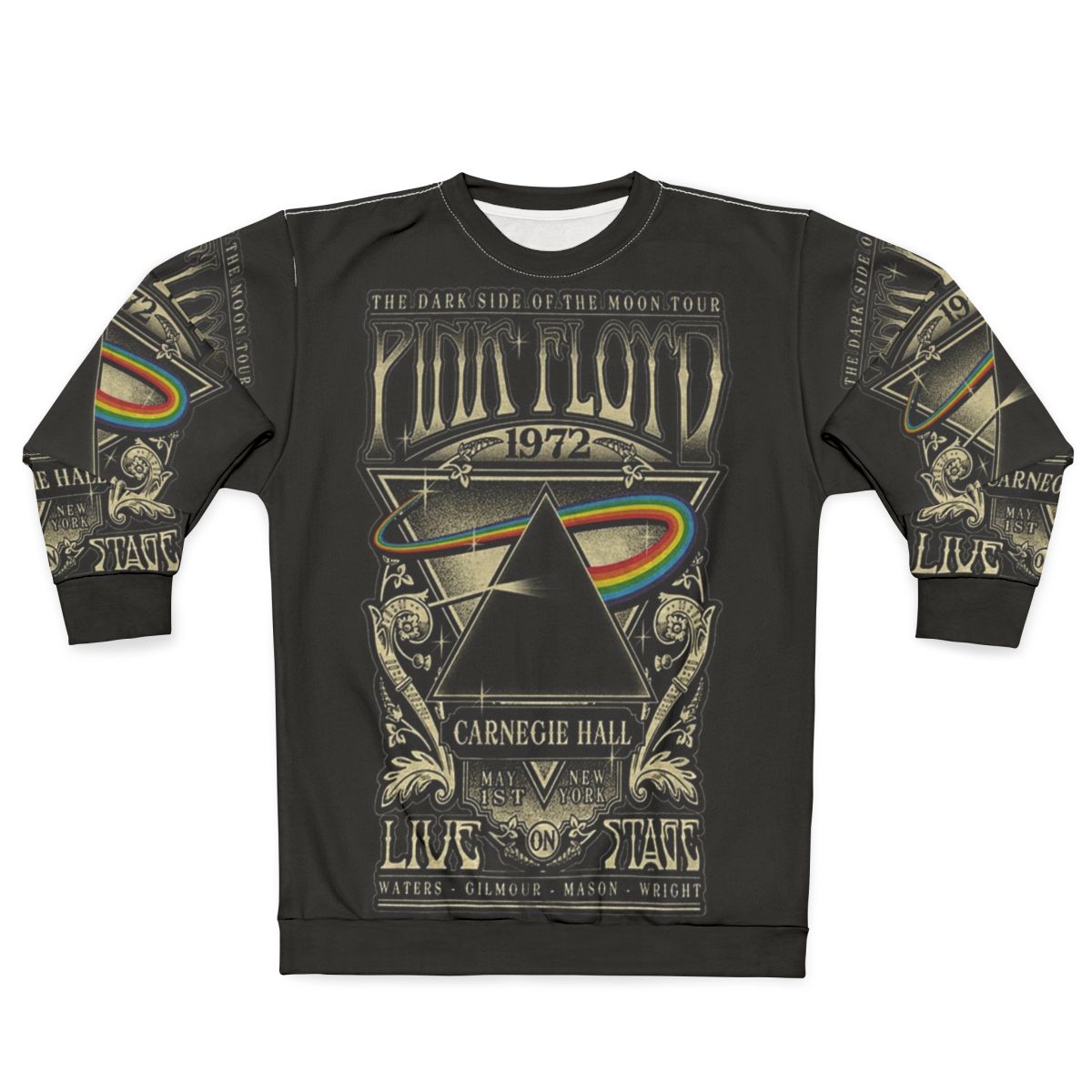 Live Music Floyd Hall Classic Rock Pink Sweatshirt