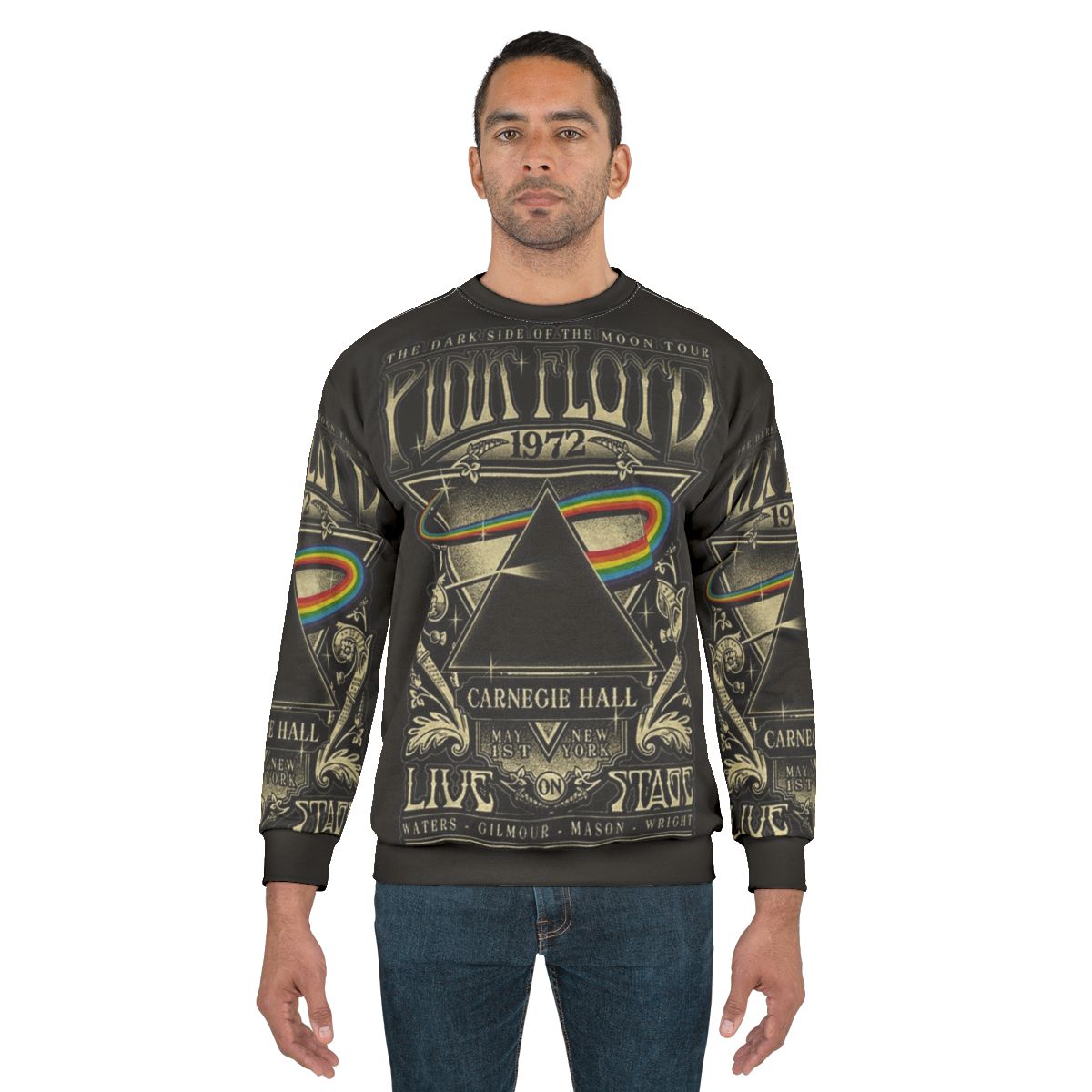 Live Music Floyd Hall Classic Rock Pink Sweatshirt