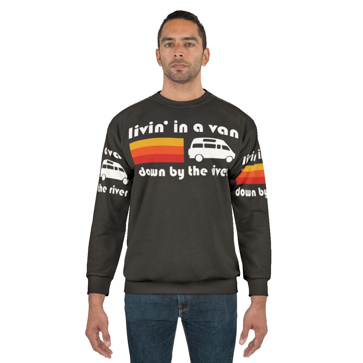 Chris Farley Matt Foley 'Living in a Van Down By The River' Sweatshirt