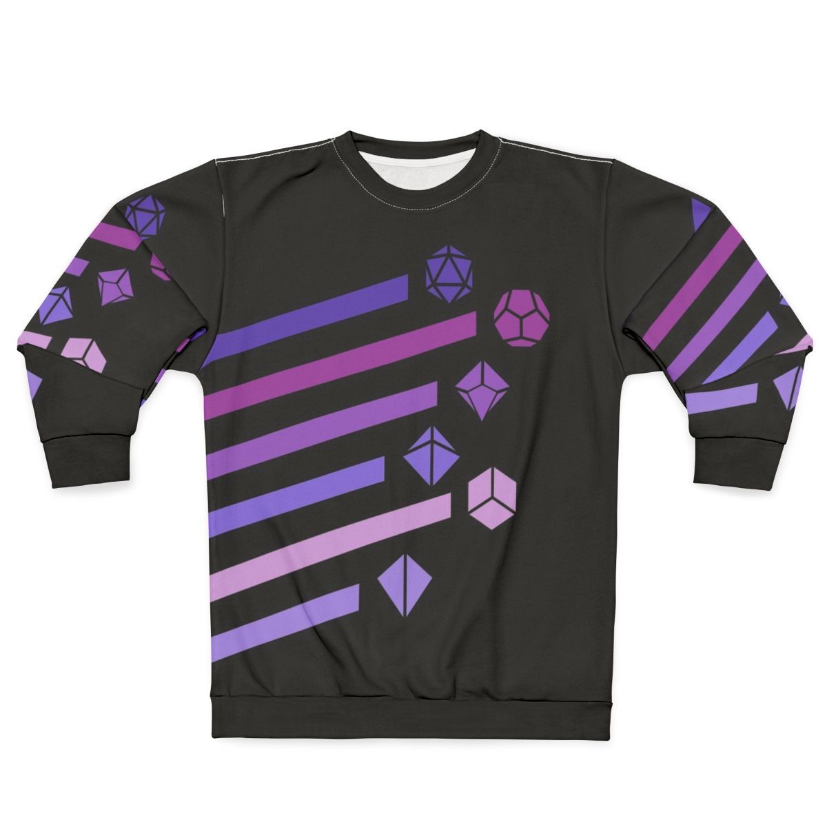 Lofi aesthetic dice set tabletop RPG sweatshirt