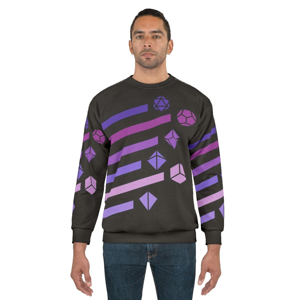Lofi aesthetic dice set tabletop RPG sweatshirt
