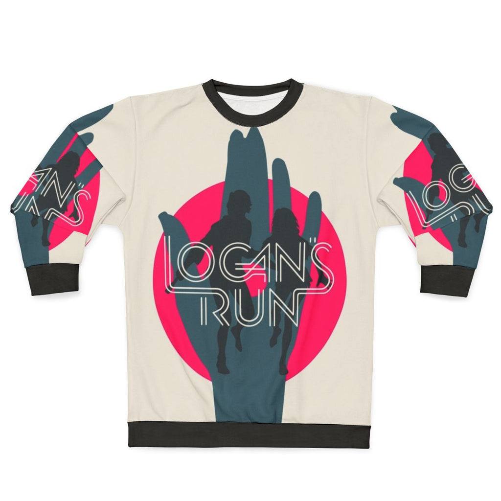 Logan's Run 1976 sci-fi movie inspired sweatshirt