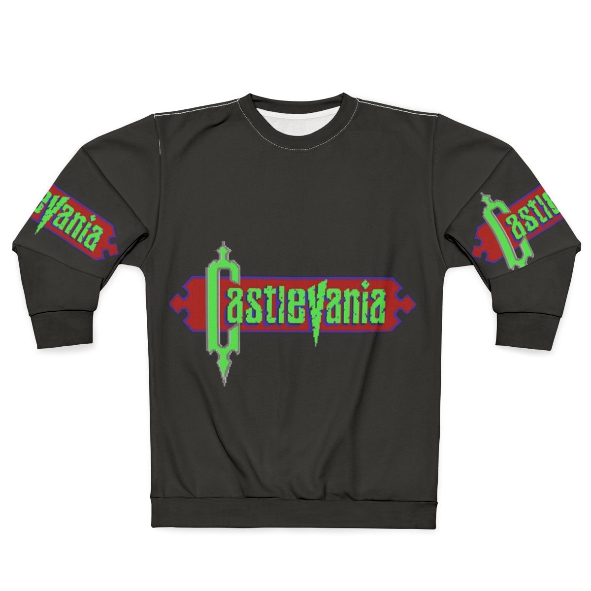 Castlevania gaming sweatshirt with iconic horror and action-adventure design