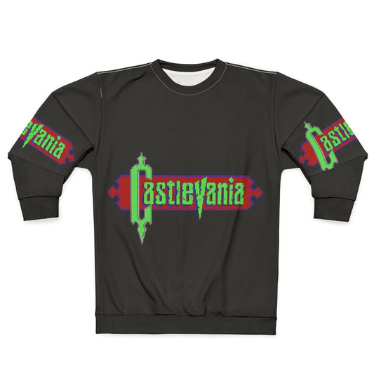 Castlevania gaming sweatshirt with iconic horror and action-adventure design