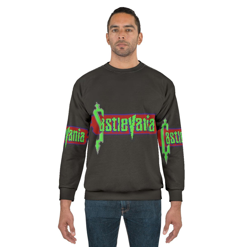 Castlevania gaming sweatshirt with iconic horror and action-adventure design