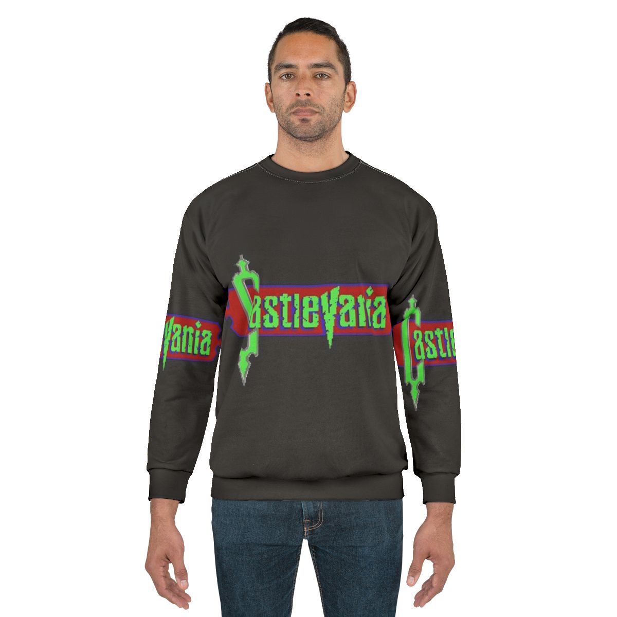 Castlevania gaming sweatshirt with iconic horror and action-adventure design