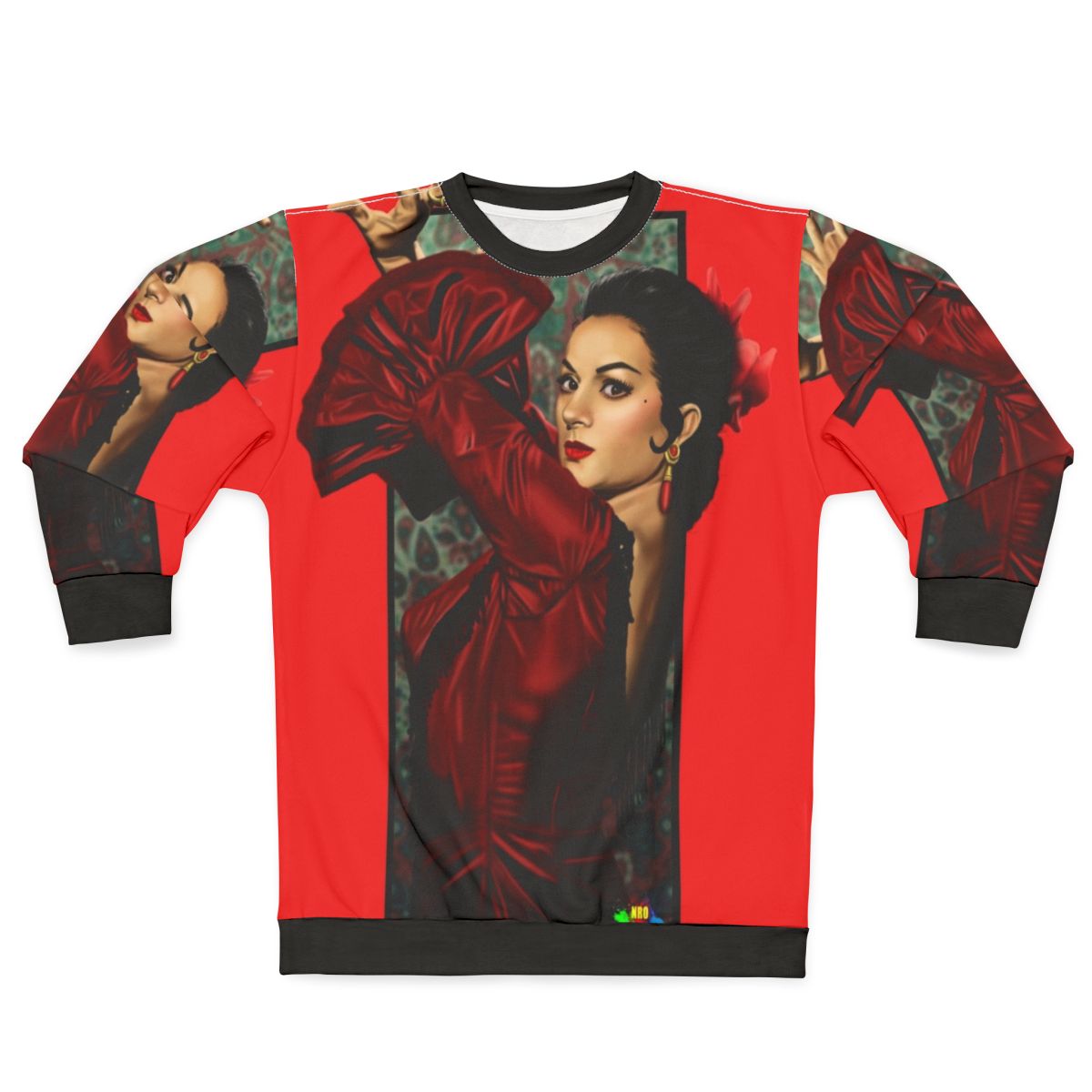 Lola Flores Pharaoh Folklore Gypsy Digital Art Sweatshirt
