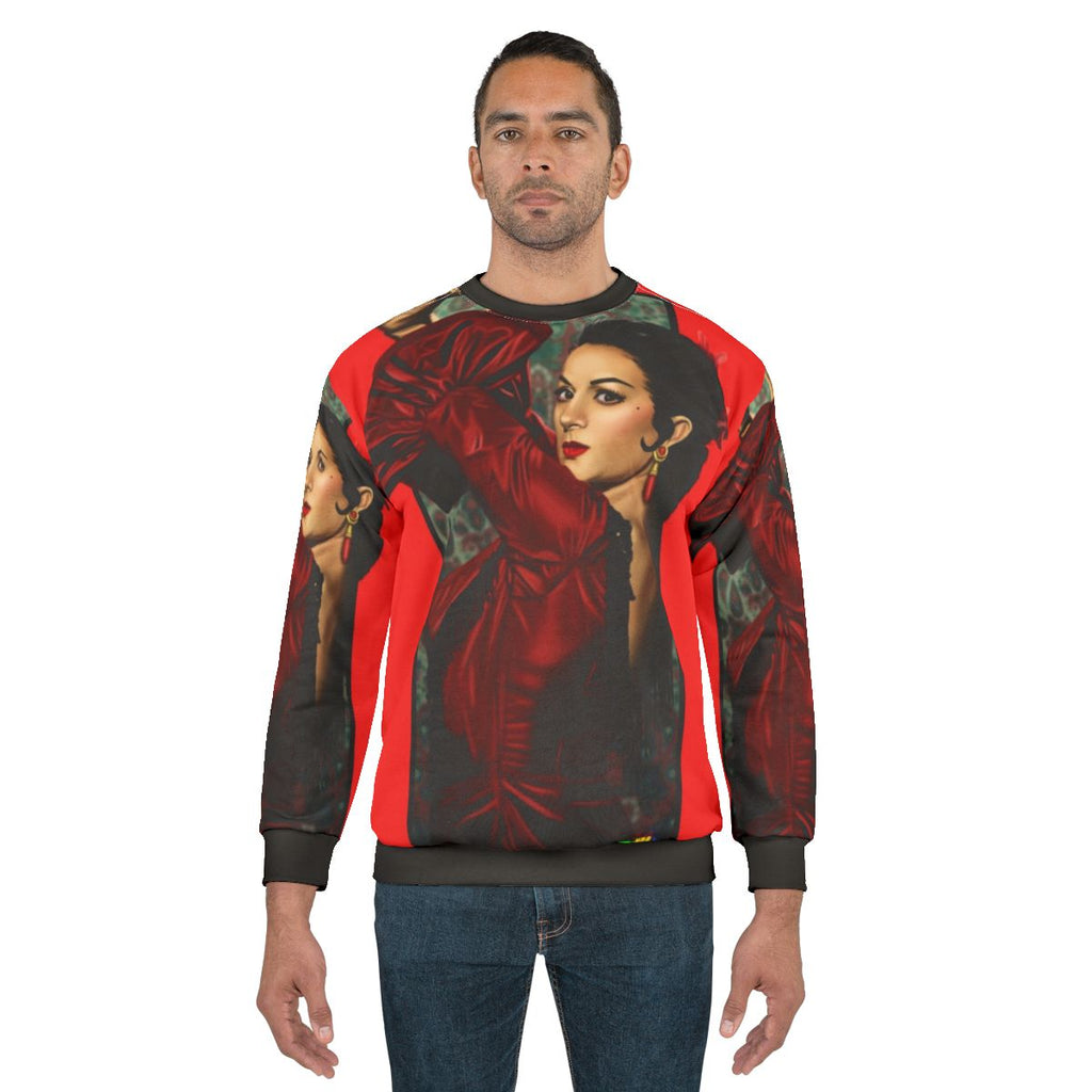 Lola Flores Pharaoh Folklore Gypsy Digital Art Sweatshirt