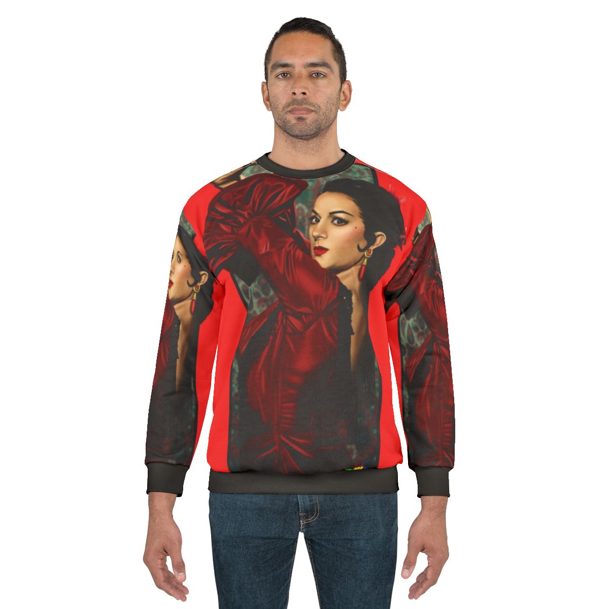 Lola Flores Pharaoh Folklore Gypsy Digital Art Sweatshirt