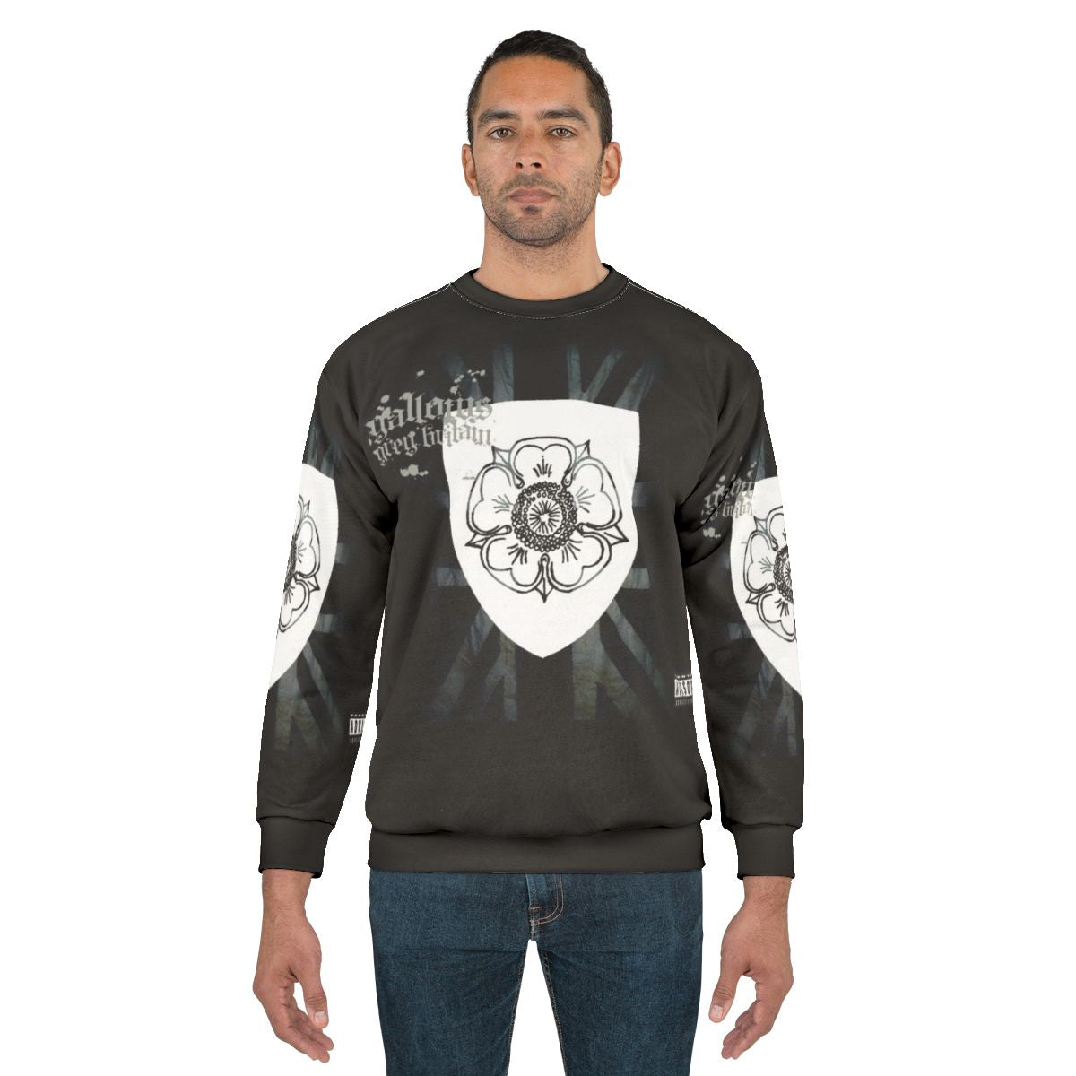 London Punk Band Sweatshirt featuring "London Is The Reason" design