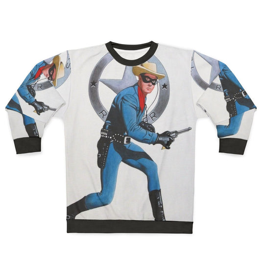 Lone Ranger Clayton Moore Western Superhero Sweatshirt