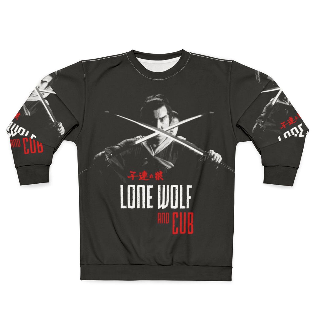 Lone Wolf and Cub Sweatshirt 2 featuring Shogun Assassin Japanese Samurai imagery