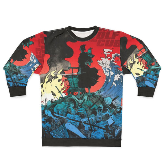 Lone Wolf and Cub Inspired Anime Sweatshirt