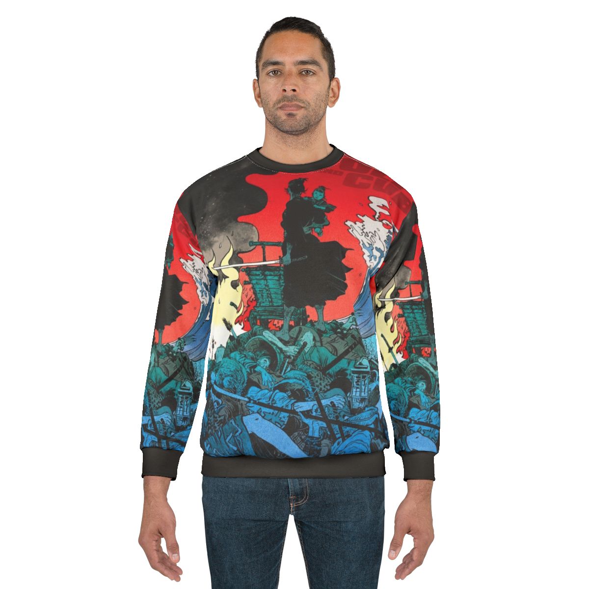 Lone Wolf and Cub Inspired Anime Sweatshirt