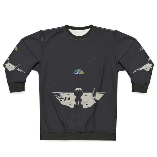 Lonely Space Sweatshirt featuring Kerbal space exploration and physics simulation design