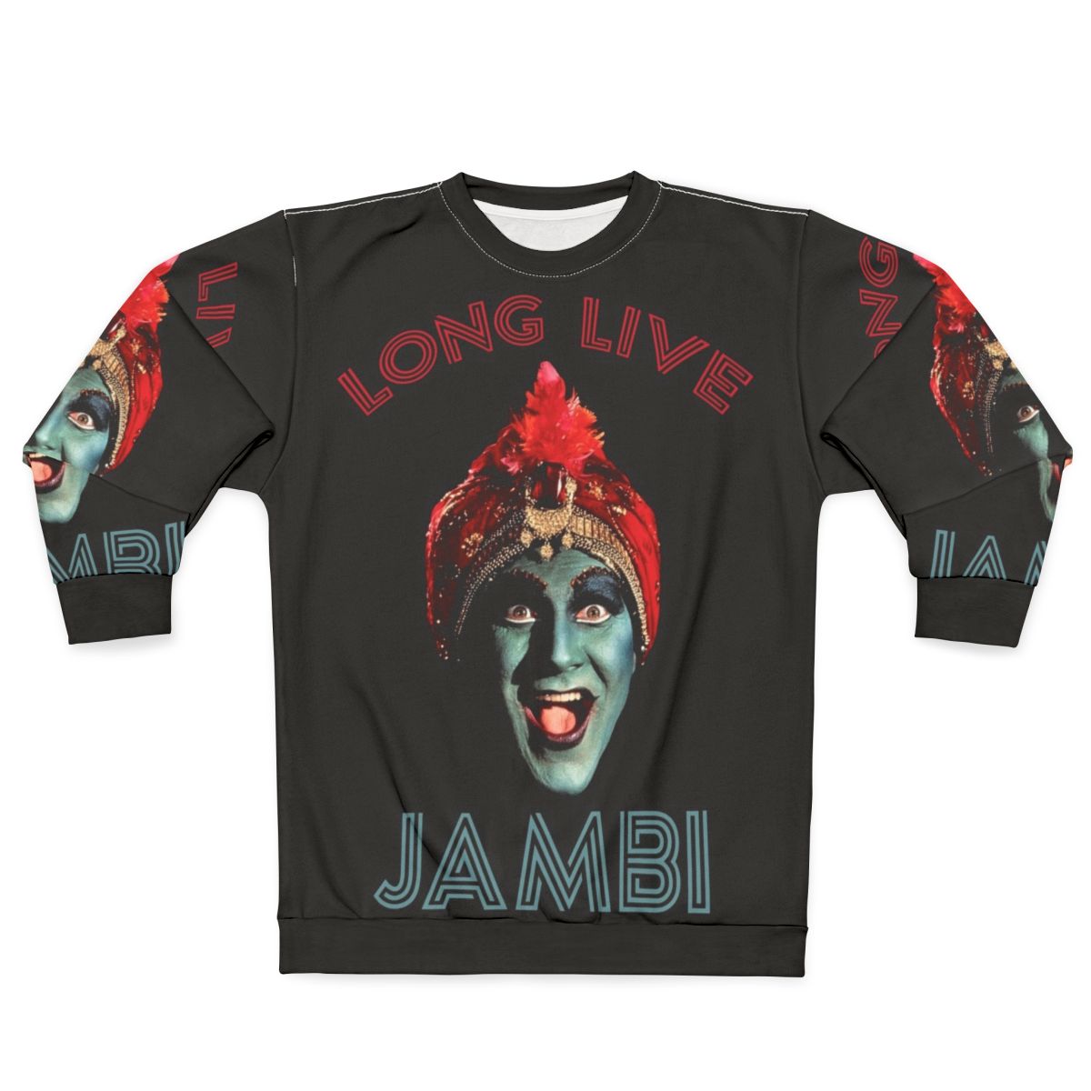 Peewee Herman Jambi the Genie Long Live Jambi Sweatshirt