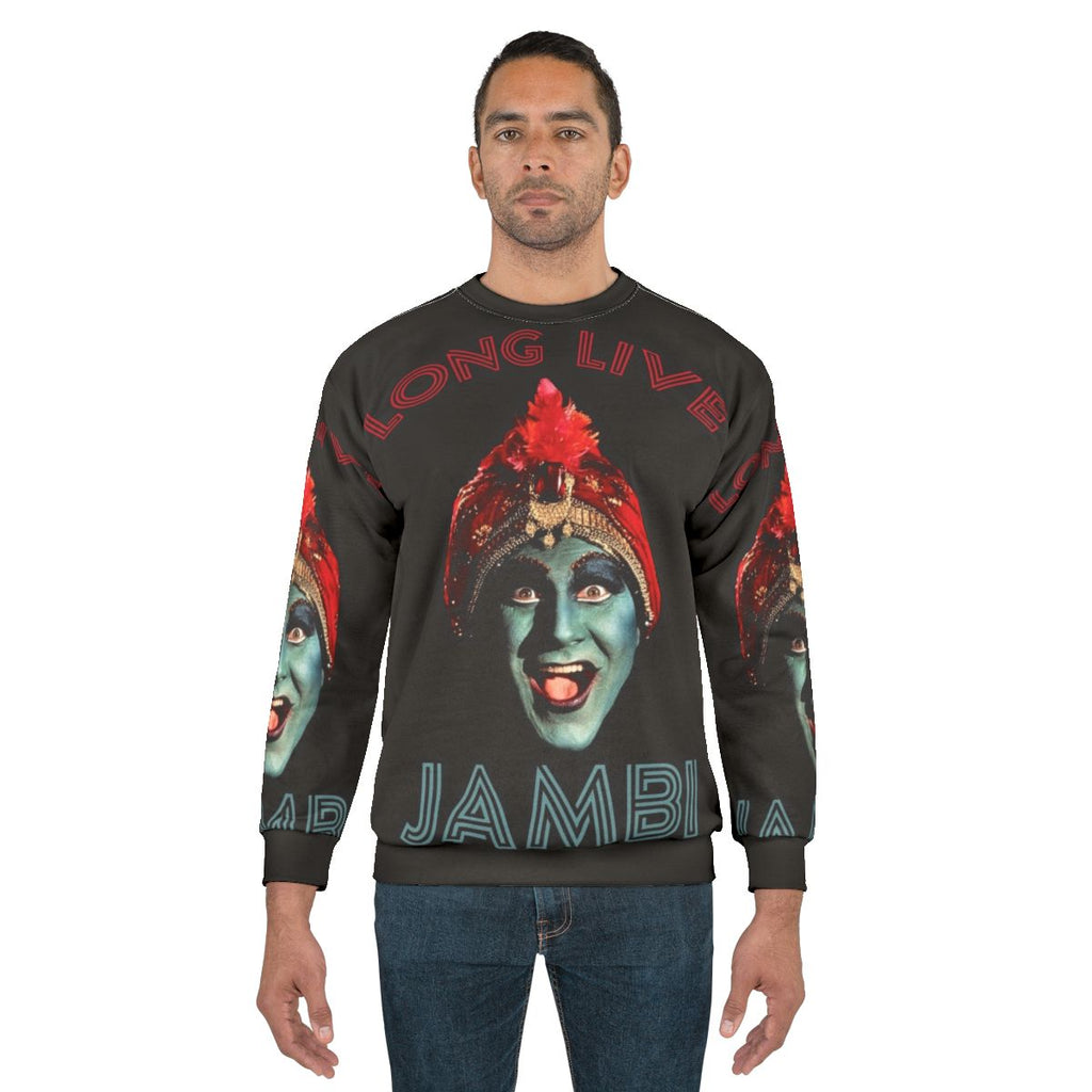 Peewee Herman Jambi the Genie Long Live Jambi Sweatshirt